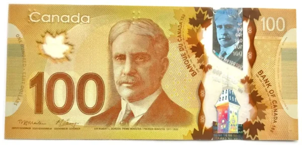 cad $100 bills